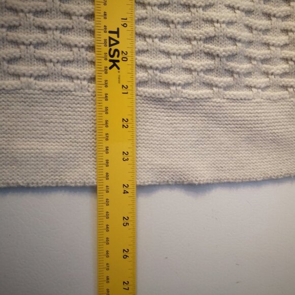 2/$30.00 Mix & Match - Gap Ladies Size Medium Beige Basket Weave Open Cardigan - Picture 5 of 10